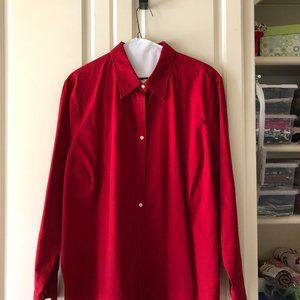 Chaps red cotton shirt
